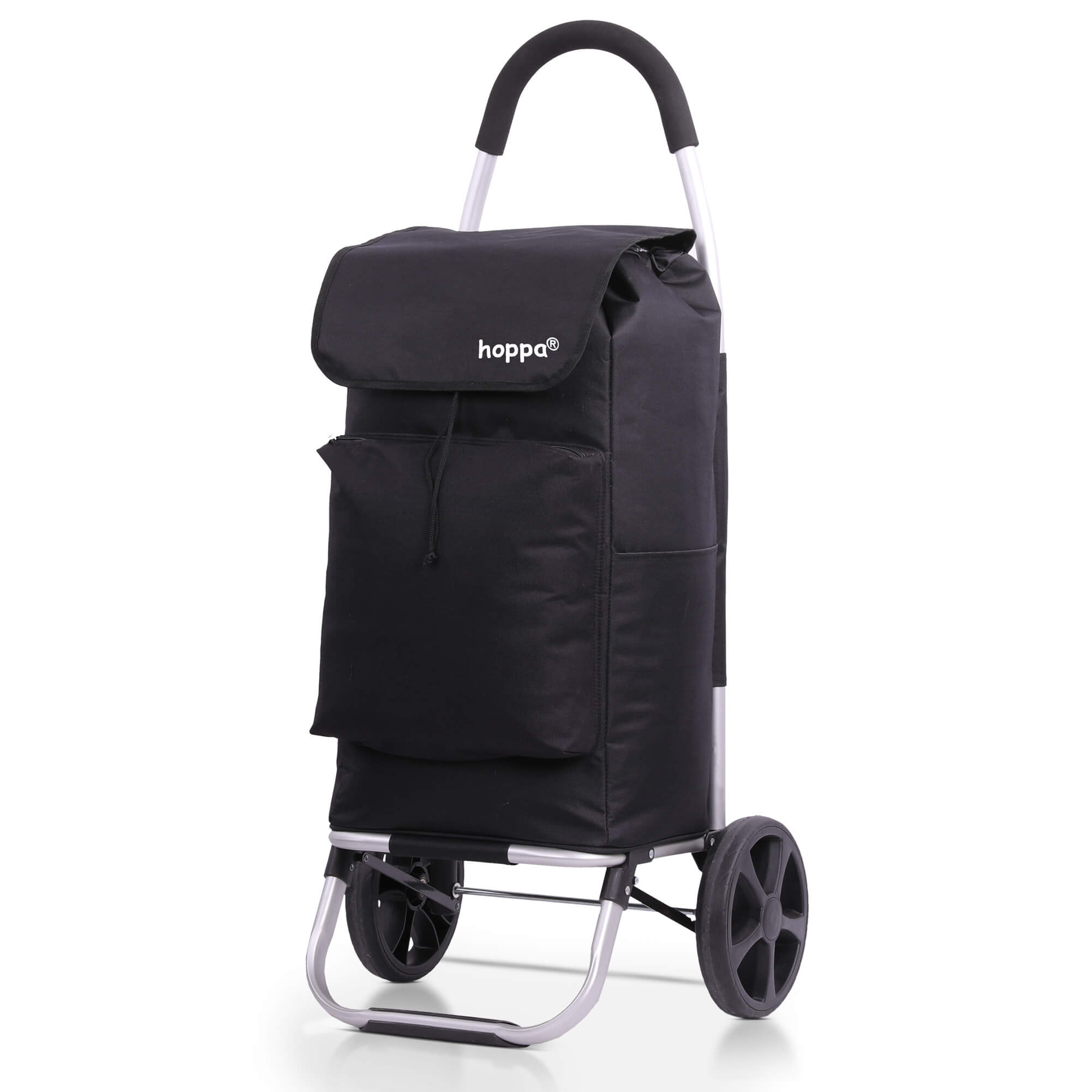 Hoppa Fully Insulated Lightweight 2025 Model 2 Wheeled Huge 51Litre Capacity Shopping Trolley Bag 95cm, 2.6kg