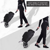 Hoppa Fully Insulated Lightweight 2025 Model 2 Wheeled Huge 51Litre Capacity Shopping Trolley Bag 95cm, 2.6kg