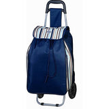 Hoppa 51L (60x34x25) Expanding Lightweight Shopping Wheeled Trolley