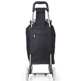 Hoppa 51L (60x34x25) Expanding Lightweight Shopping Wheeled Trolley