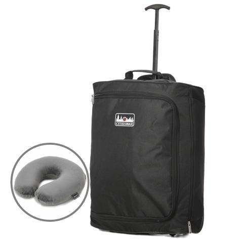 5 Cities (55x40x20cm) Lightweight Cabin Hand Luggage, Maximum Possible Allowance For Ryanair