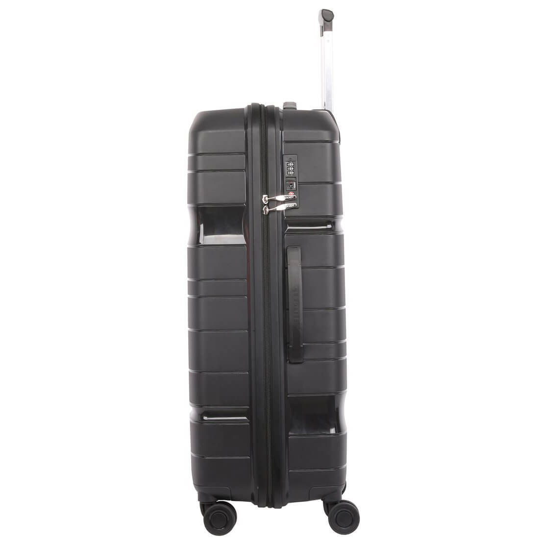Aerolite Premium Hard Shell Cabin Hand Luggage Set with Built In TSA Combination Lock (Cabin + Large)