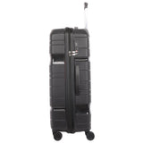 Aerolite Premium Hard Shell Cabin Hand Luggage Set with Built In TSA Combination Lock (Cabin + Large)