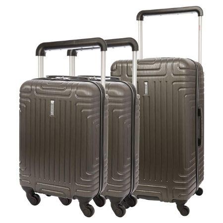 Aerolite Hard Shell Suitcase Luggage Set (Cabin x2 + Large)