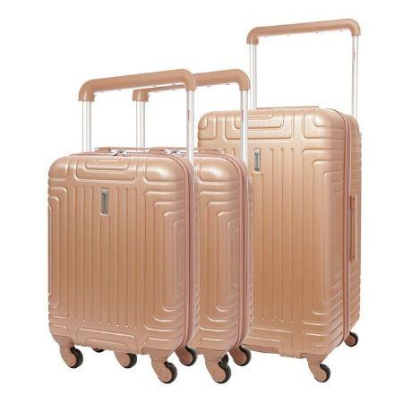 Aerolite Hard Shell Suitcase Luggage Set (Cabin x2 + Large)