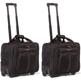 Aerolite (45x35x20cm) Executive Mobile Business Cabin Hand with Luggage Rolling Laptop Bag