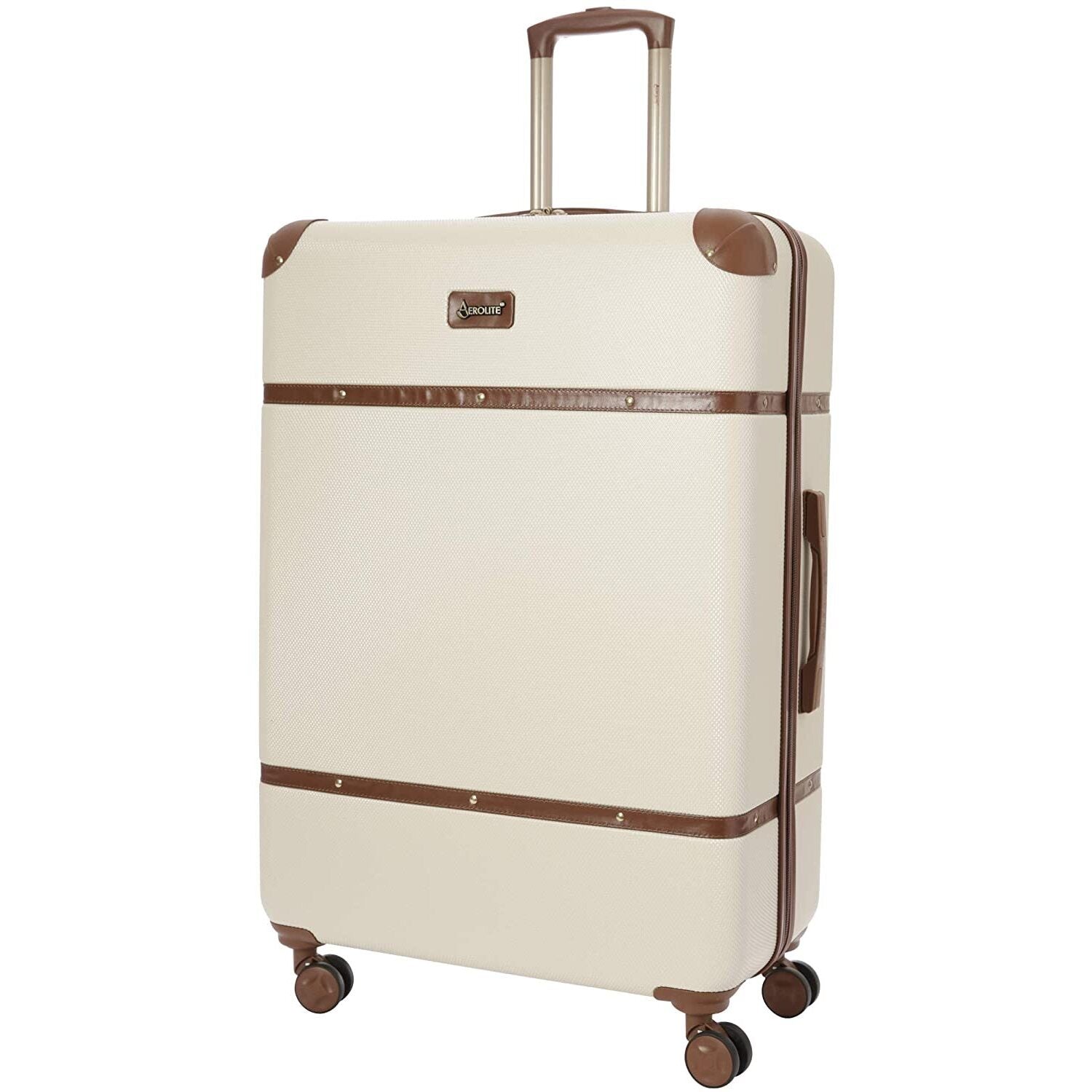 Aerolite Vintage Classic (55x35x20cm) Lightweight Hard Shell Cabin Hand Luggage, Approved For Ryanair, easyJet, British Airways, Delta, Lufthansa, Norwegian, Jet2, Virgin Atlantic and many more!