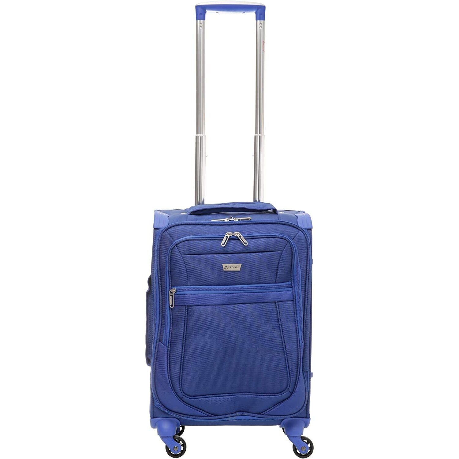 Aerolite Reinforced Super Strong and Light 4 Wheel Lightweight Cabin & Hold Luggage Suitcase, Approved for Ryanair easyJet British Airways & More, 10 Year Guarantee