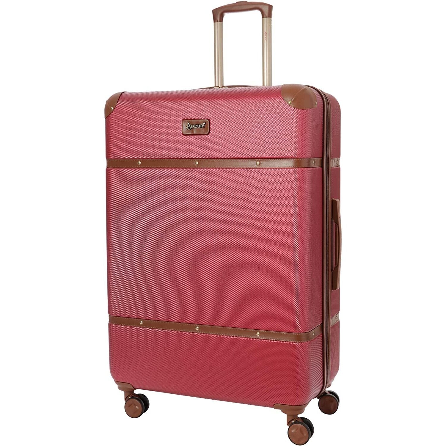 Aerolite Vintage Classic (55x35x20cm) Lightweight Hard Shell Cabin Hand Luggage, Approved For Ryanair, easyJet, British Airways, Delta, Lufthansa, Norwegian, Jet2, Virgin Atlantic and many more!
