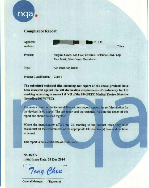 Type IIR Surgical Disposable Face Mask with Ear loop 3 Ply CE Approved & Medical Grade