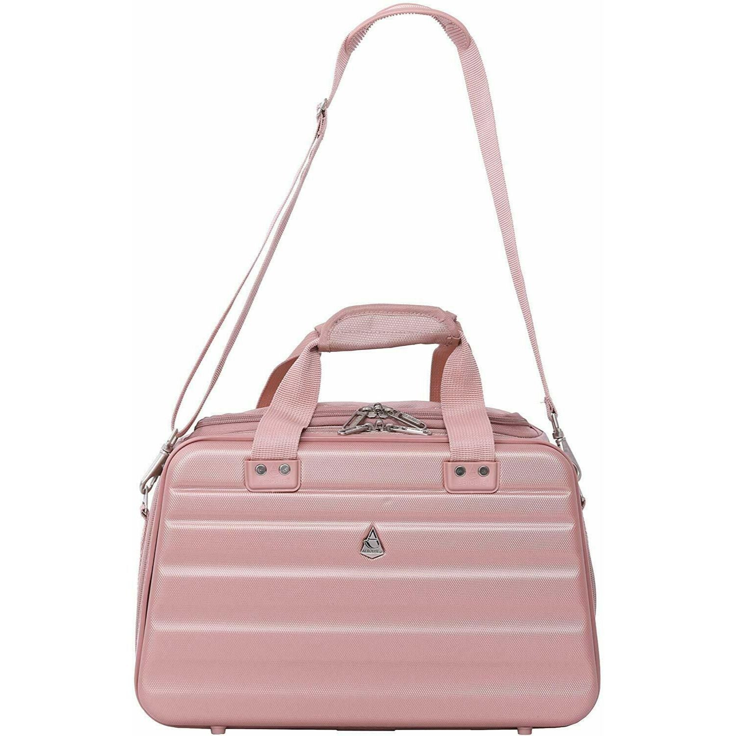 Aerolite (40x20x25cm) Ryanair Maximum Cabin Hand Luggage Holdall Bag, ABS Hard Shell Hybrid Protection With Dual Zip