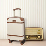 Aerolite Vintage Classic (55x35x20cm) Lightweight Hard Shell Cabin Hand Luggage, Approved For Ryanair, easyJet, British Airways, Delta, Lufthansa, Norwegian, Jet2, Virgin Atlantic and many more!