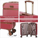 Aerolite Vintage Classic (55x35x20cm) Lightweight Hard Shell Cabin Hand Luggage, Approved For Ryanair, easyJet, British Airways, Delta, Lufthansa, Norwegian, Jet2, Virgin Atlantic and many more!