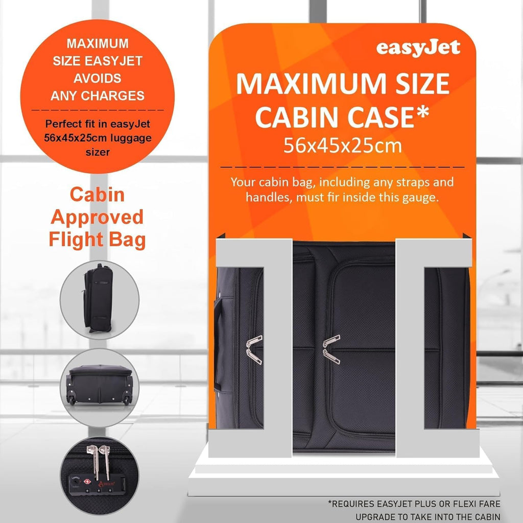 Aerolite 56x45x25cm British Airways Jet2 & easyJet Upgrade Maximum All