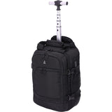 Aerolite 40x20x25 Ryanair Maximum Size Backpack Trolley Bag with 2 Wheels Eco-Friendly Cabin Luggage Approved Extendable Handle Travel Carry On Holdall Flight Rucksack with 10 Year Warranty