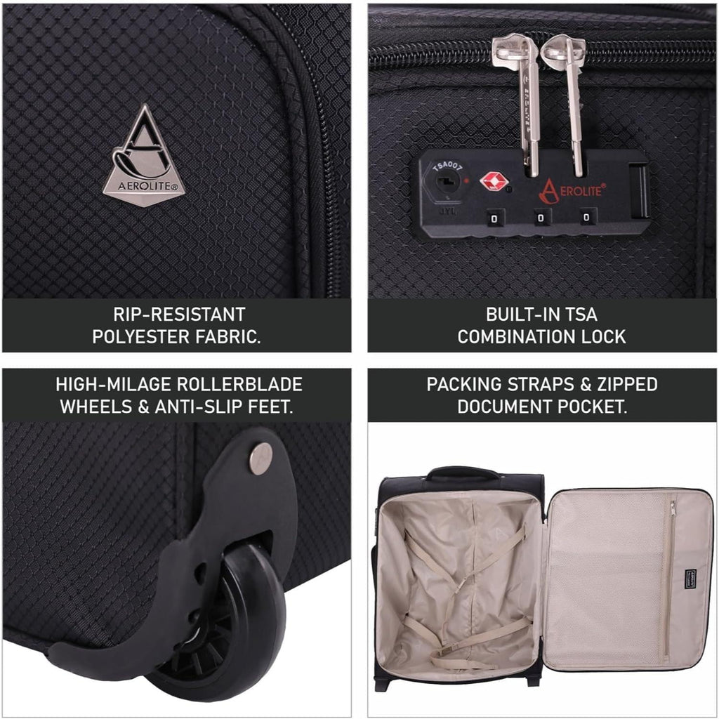 Aerolite 56x45x25cm British Airways Jet2 & easyJet Upgrade Maximum All