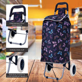 Hoppa Mini 47L (60x33x24cm) Lightweight Wheeled Shopping Trolley