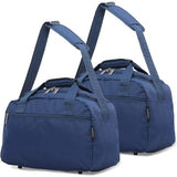 Aerolite (40x20x25cm) Hand Luggage Holdall Bag (x2 Set), Maximum Allowance For Ryanair