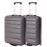 Aerolite (55x40x20cm) Lightweight Hard Shell Cabin Hand Luggage, Maximum Possible Allowance for Ryanair (Priority) 40L, 2 Wheels