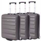Aerolite (55x40x20cm) Lightweight Hard Shell Cabin Hand Luggage, Maximum Possible Allowance for Ryanair (Priority) 40L, 2 Wheels