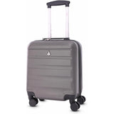 Aerolite 45x36x20cm easyJet Maximum Size 8 Wheel ABS Hard Shell Carry On Hand Cabin Luggage Underseat Flight Travel Bag Spinner Suitcase 45x36x20 with TSA Lock & 5 Year Warranty