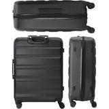 Aerolite 25" (70x50x27cm) Medium Lightweight Hard Shell Checked In Hold Luggage Suitcase with 4 Wheels, 82L Capacity