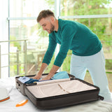 Aerolite 25" (70x50x27cm) Medium Lightweight Hard Shell Checked In Hold Luggage Suitcase with 4 Wheels, 82L Capacity