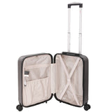 Aerolite 55x35x25cm Hard Shell Carry On Hand Cabin Luggage Suitcase with 4 Wheels, Max Size for Air Europa Air France Alitalia KLM & Transavia