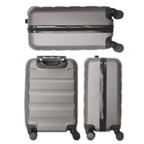 Aerolite 55x35x25cm Hard Shell Carry On Hand Cabin Luggage Suitcase with 4 Wheels, Max Size for Air Europa Air France Alitalia KLM & Transavia