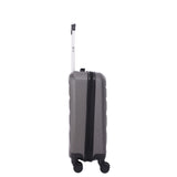 Aerolite (55x40x20cm) Lightweight Hard Shell Cabin Hand Luggage, Maximum Possible Allowance for Ryanair (Priority) 40L, 4 Wheels