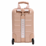 Aerolite 40x20x25cm Ryanair Approved Cabin Bag – Lightweight 2-Wheel Hard Shell Underseat Luggage with TSA Lock – Eco-Friendly Interior – Beige