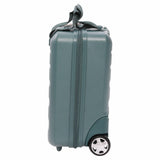 Aerolite 40x20x25cm Ryanair Approved Cabin Bag – Lightweight 2-Wheel Hard Shell Underseat Luggage with TSA Lock – Eco-Friendly Interior – Forest Green