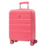 Aerolite Expandable 55x40x20cm to 55x40x23cm Ryanair Priority, Wizz Air Priority, Lufthansa Max Size Lightweight Hard Shell Carry On Hand Cabin Luggage Suitcase with 4 Wheels (PINK)