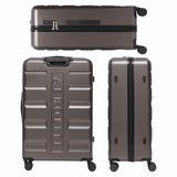 Aerolite 3-Piece Luggage Set – Lightweight Hard Shell Suitcases with 4 Dual Spinner Wheels & TSA Lock – Expandable Cabin (21”), Medium (24”), Large (28”) – Expandable Carry-On Case Included – Charcoal