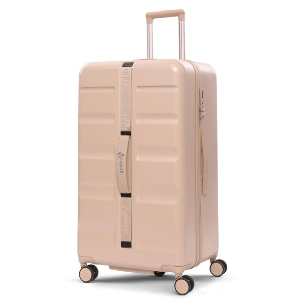 Large Trunk Suitcase 4+1 Spinner Wheels ABS Hard Shell Luggage TSA Lock Lightweight Check Travel Suitcase Trunk