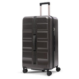 Aerolite 101L Large Trunk Suitcase with 4+1 Spinner Wheels, ABS Hard Shell Luggage with TSA Lock, Lightweight Check-in Travel Suitcase Trunk - Charcoal