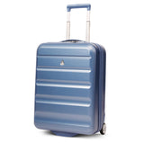 Aerolite Expandable Cabin Suitcase 55x40x20cm Ryanair Priority Max Size, Expands to 55x40x23cm for Lufthansa & Wizz Air Priority, Hard Shell 2-Wheel Carry-On Trolley with TSA Lock, 40–46L Capacity, Blue