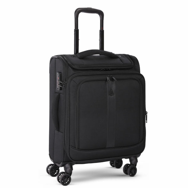 Expandable Premium Cabin Suitcase 55x40x23cm to 55x40x26cm – Max Wizz Air Priority Lufthansa Eurowings Norwegian – Lightweight 4 Wheel Carry On Hand Luggage 50L