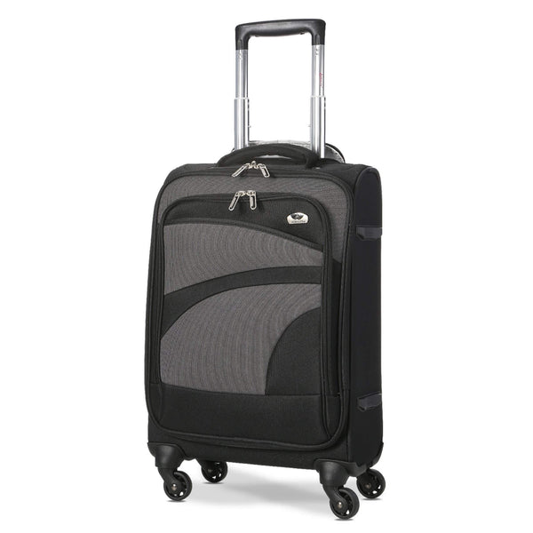 Aerolite Super Lightweight 4 Wheels Soft Shell Cabin & Hold Luggage Cabin Approved Ryanair easyJet British Airways Delta Lufthansa