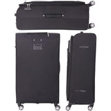 Aerolite Super Lightweight 4 Wheels Soft Shell Cabin & Hold Luggage, Cabin Size Approved for Ryanair (Priority), easyJet (Plus/Large Cabin), British Airways, Delta, Lufthansa, (Cabin 21", Medium 25", Large 29") - Aerolite UK