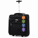 Aerolite Easyjet 45x36x20cm Trolley Cabin Underseat Suitcase, Eco Interior, 5 Years Warranty
