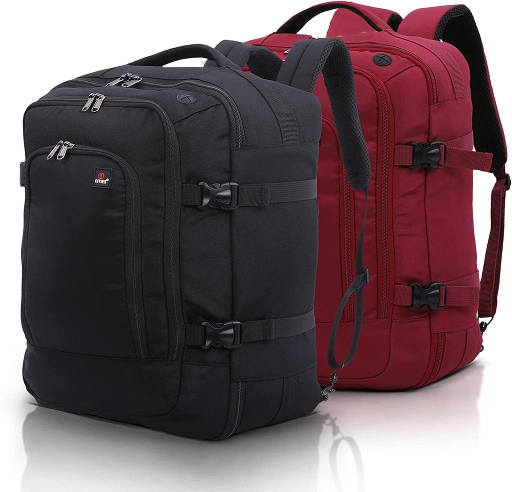 5 CITIES Easyjet Maximum Size (45x36x20cm) New and Improved 2024 Cabin Travel Luggage & Cabin Bags
