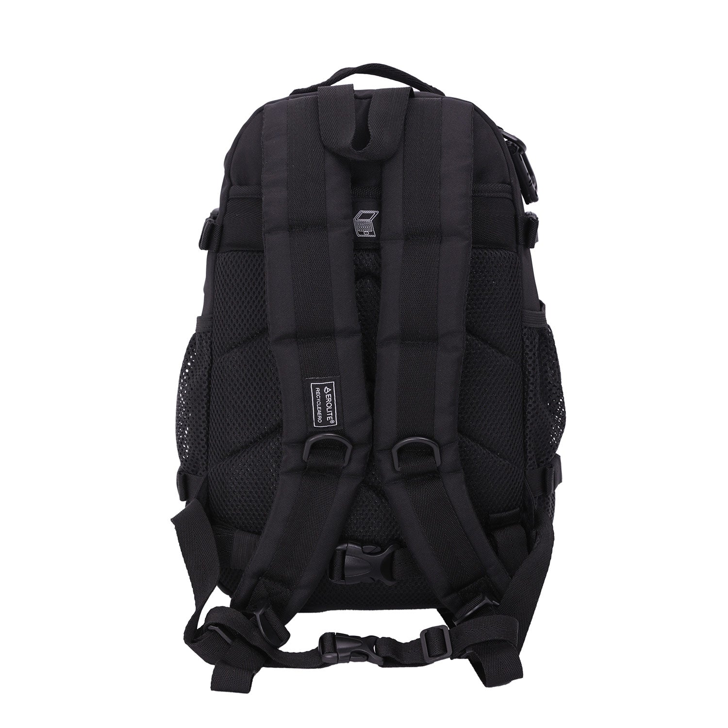 Aerolite 40x20x25 Ryanair Maximum Size Tactical Backpack Eco-Friendly Shower-Resistant Cabin Luggage Camping Hiking Trekking 20L Approved Travel Carry On Flight Rucksack with 10 Year Warranty