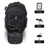 Aerolite 40x20x25 Ryanair Maximum Size Tactical Backpack Eco-Friendly Shower-Resistant Cabin Luggage Camping Hiking Trekking 20L Approved Travel Carry On Flight Rucksack with 10 Year Warranty