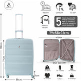 Aerolite 29" Extra Large Lightweight Hard Shell Luggage Suitcase Spinner Suitcase with 4 Wheels, (79x58x31cm)