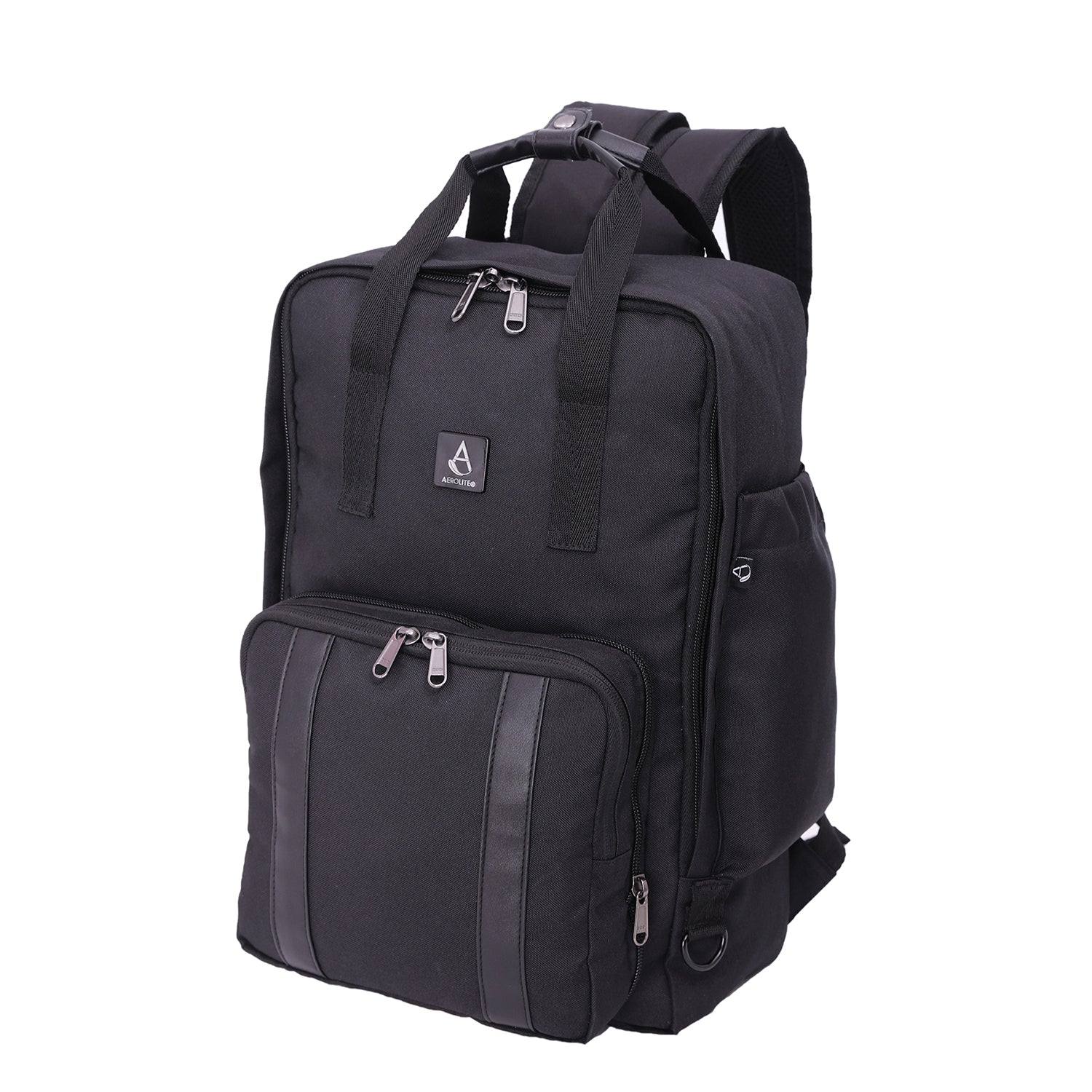 Aerolite 40x20x25 Ryanair Maximum Size Backpack With Removable Small Carry Pouch Eco-Friendly Shower-Resistant Cabin Luggage Approved Travel Carry On Holdall Flight Rucksack with 10 Year Warranty