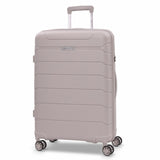 Aerolite Premium PP 3-Piece Luggage Set, Lightweight Polypropylene Hard Shell Suitcases with 4 Dual Spinner Wheels & TSA Lock, Expandable Cabin (21”), Medium (24”), Large (28”), Expandable Carry-On Case Included – Cream