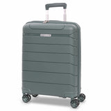 Aerolite Premium PP 3-Piece Luggage Set, Lightweight Polypropylene Hard Shell Suitcases with 4 Dual Spinner Wheels & TSA Lock, Expandable Cabin (21”), Medium (24”), Large (28”), Expandable Carry-On Case Included – Dark Green