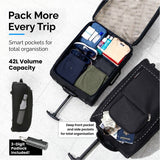 5 Cities Cabin Luggage 55x40x20cm Ryanair Approved Carry On Suitcase Lightweight 4 Wheel Spinner Hand Luggage Travel Case