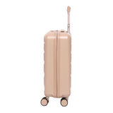 Aerolite Expandable 55x40x20cm to 55x40x23cm Ryanair Priority, Wizz Air Priority, Lufthansa Max Size Lightweight Hard Shell Carry On Hand Cabin Luggage Suitcase with 4 Wheels (BEIGE)
